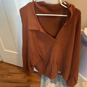 Women's Rust Sweater